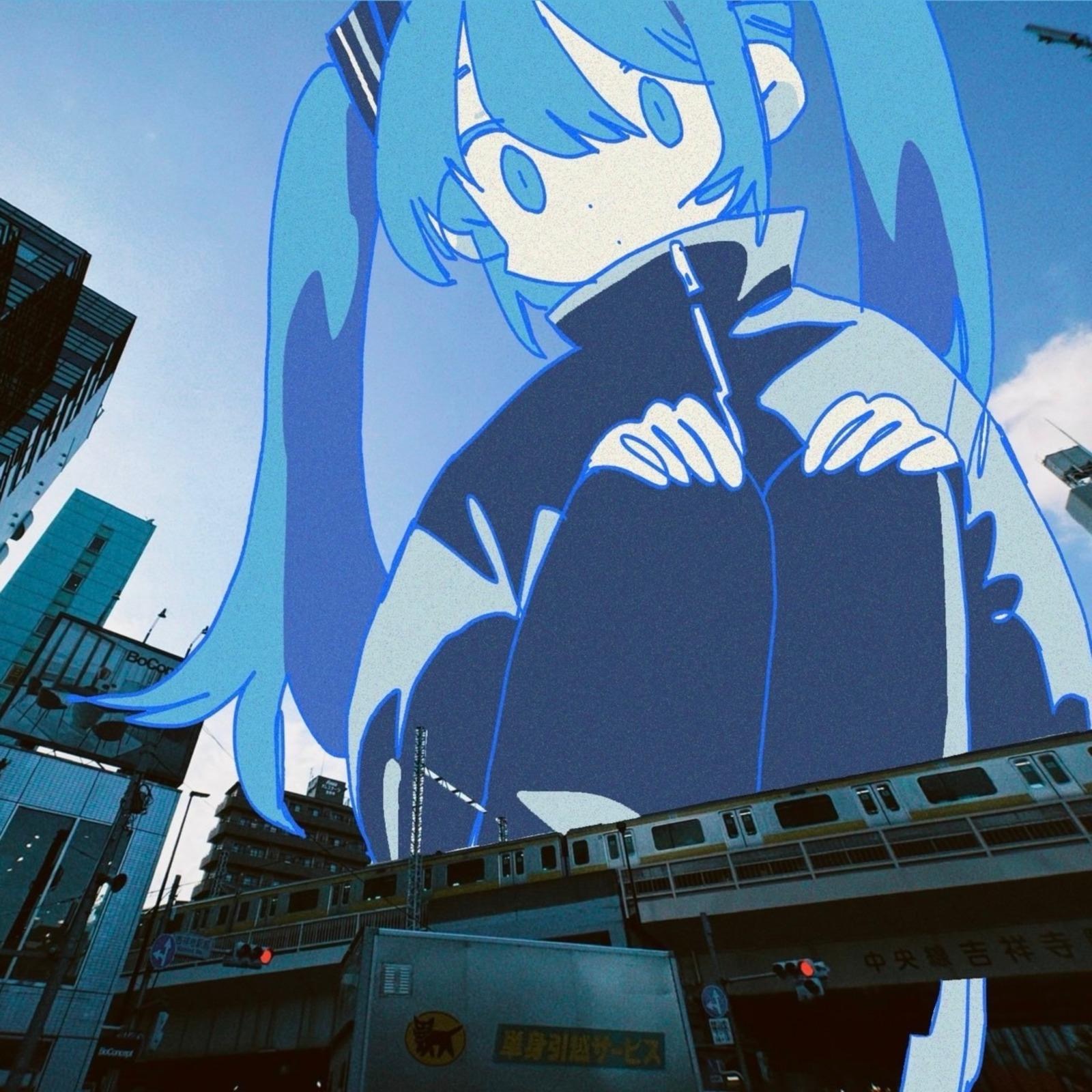 落日未來 (feat. 初音ミク) - nerdneko/初音ミク 专辑封面