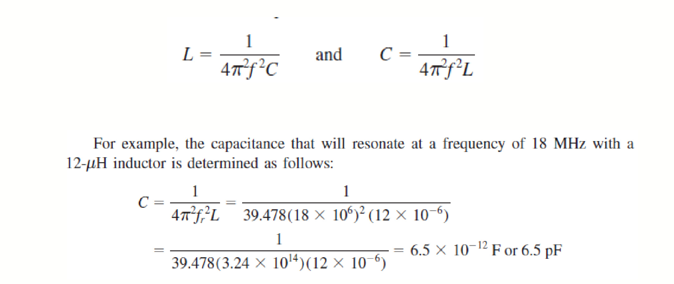 B2-15 LC relation resonance